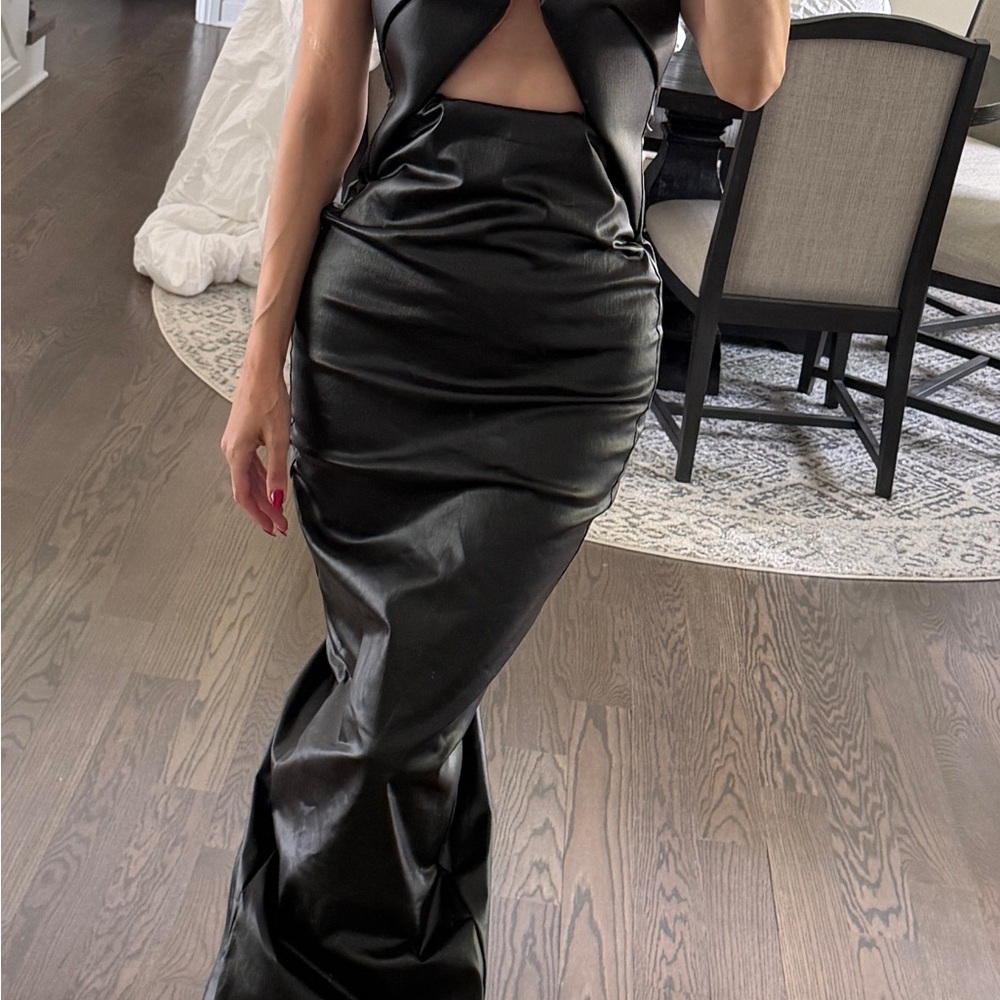 Rick Owens Black Prong Gown - Picture 6 of 7